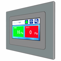 Picture of Hitma touchscreen room pressure monitor series ATM420
